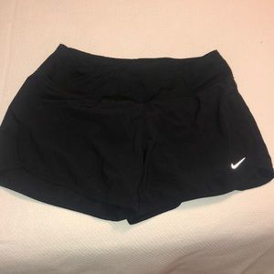 Black workout shorts